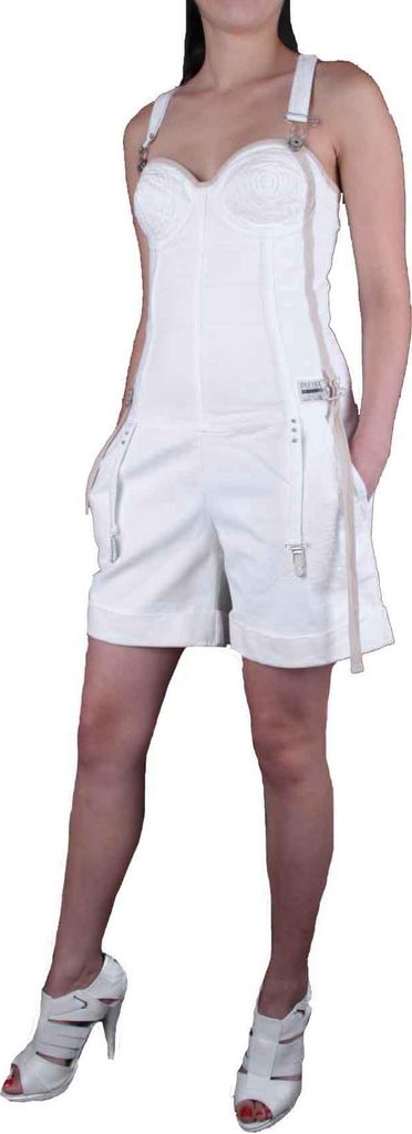 Diesel Jeans Overall Shorts Bustier Creme Synaptic Gr. XS; S #1