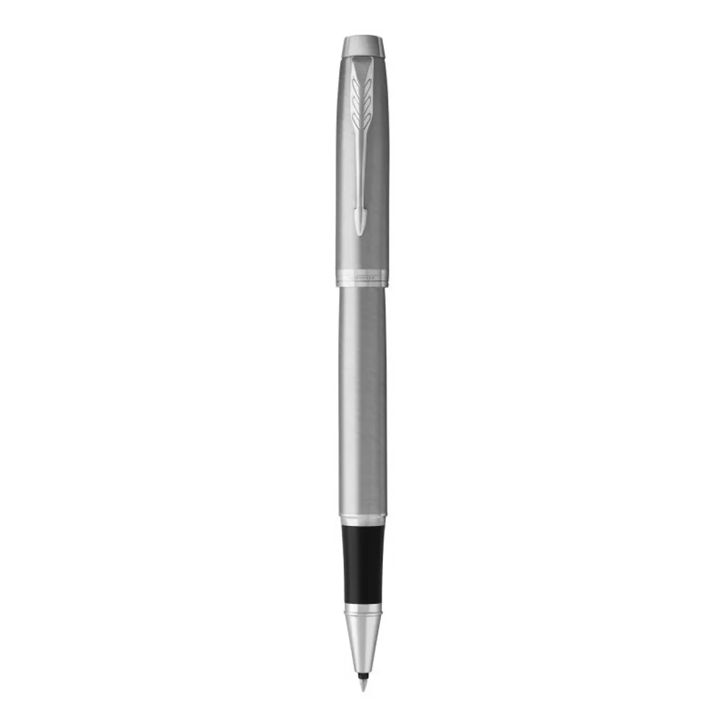 Stylo roller Parker IM Essential acier brossé écriture fluide Pro