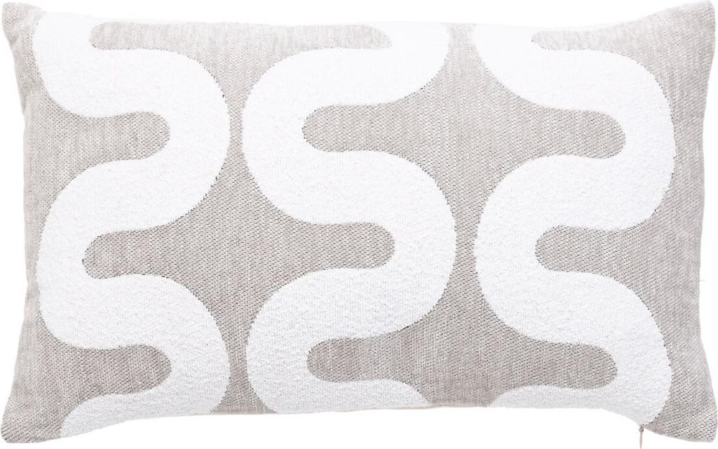 Kissenbezug jeni chenille beige leinen 50x30cm - Atmosphera créateur d'intérieur