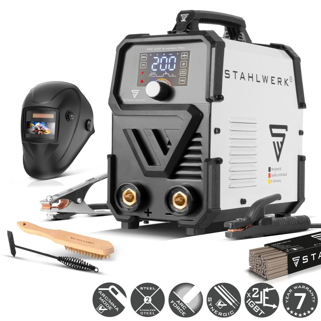 Spawarka elektrodowa STAHLWERK ARC 200 Synergic Pro Digital Zdjęcie produktu 