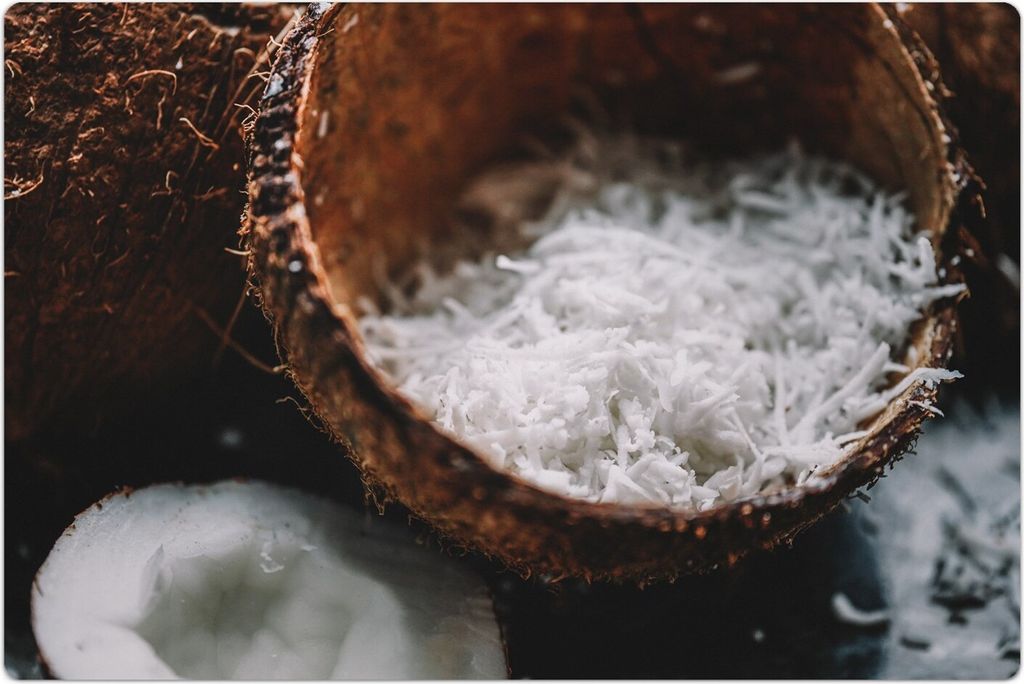 Küchenmatte 120x180 cm Vinylmatte Bodenmatte Dekoration - Kokosnuss