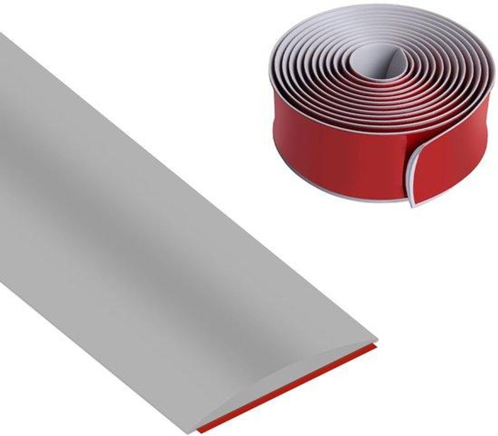 Selbstklebendes Übergangprofil, 5 cm x 3 m Vinyl-Übergangsprofil, Fußbodenvorleger für das Verbinden von Fußbodenvorsprüngen, Fußbodenvorleg...