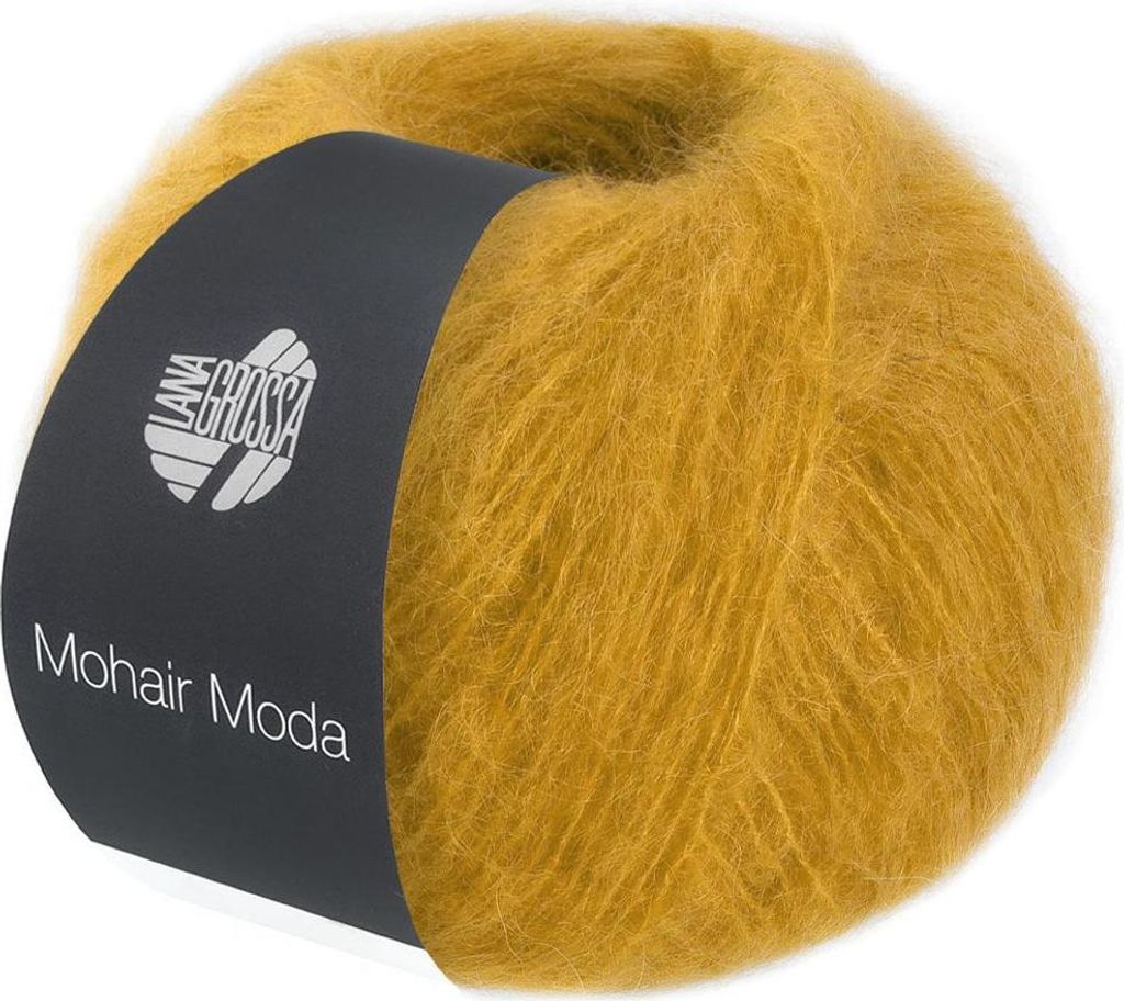 Lana Grossa - Mohair Moda 0022 senfgelb Produktbild 