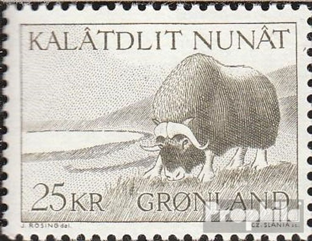 Briefmarken Dänemark - Grönland 1969 Mi 74 (kompl.Ausg.) postfrisch Moschusochse