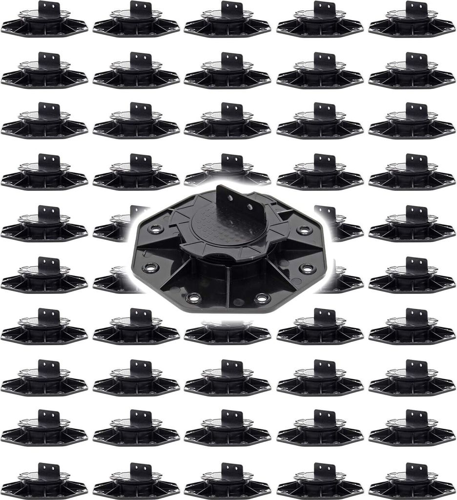 XPOtool Set 50x piedistalli per terrazza, 2700kg, 18-28mm, Immagine del prodotto 