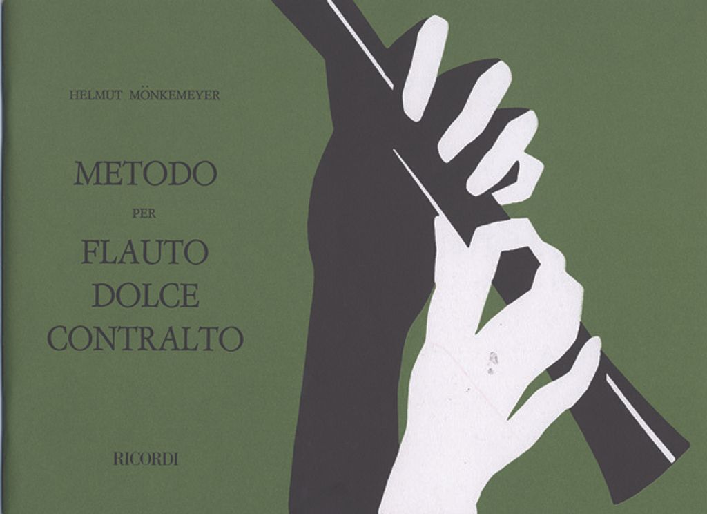 H. Monkemeyer Metodo Per Flauto Dolce Contralto Recorder