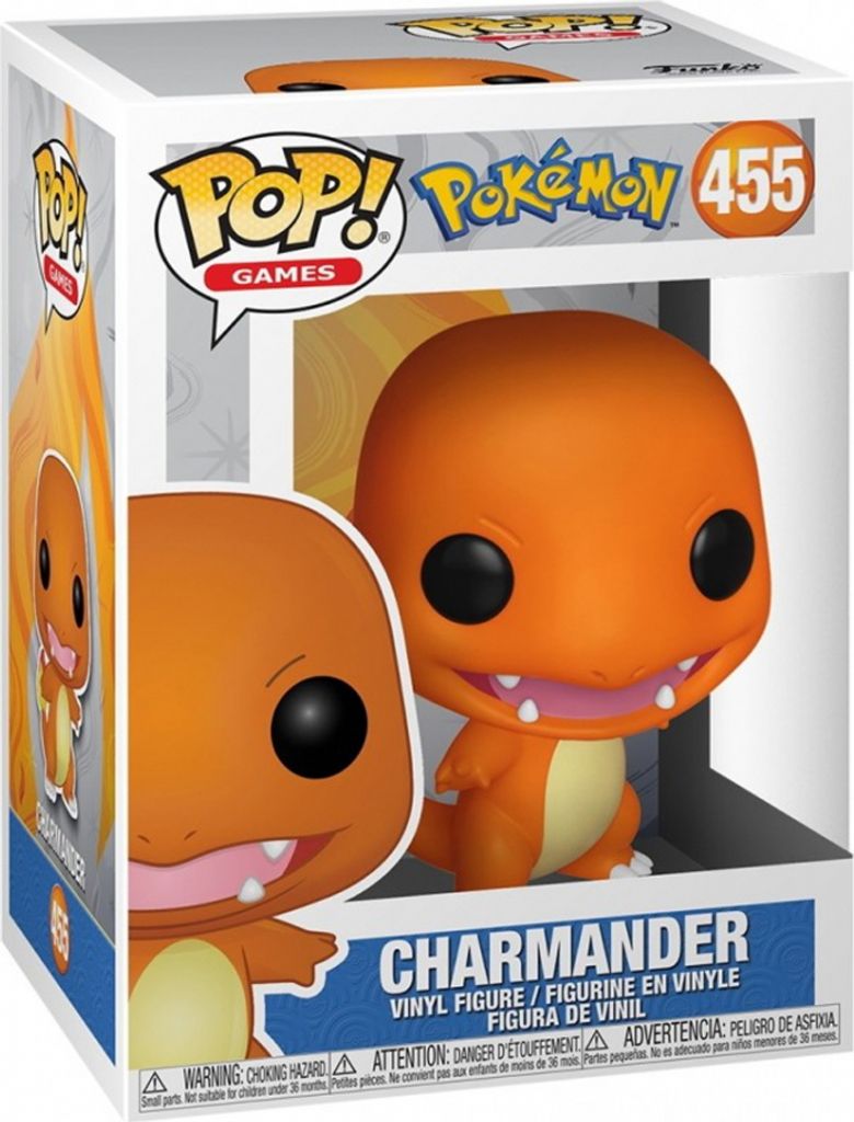 Pokemon POP! Games Vinyl Figur Charmander (EMEA) 9 cm Produktbild