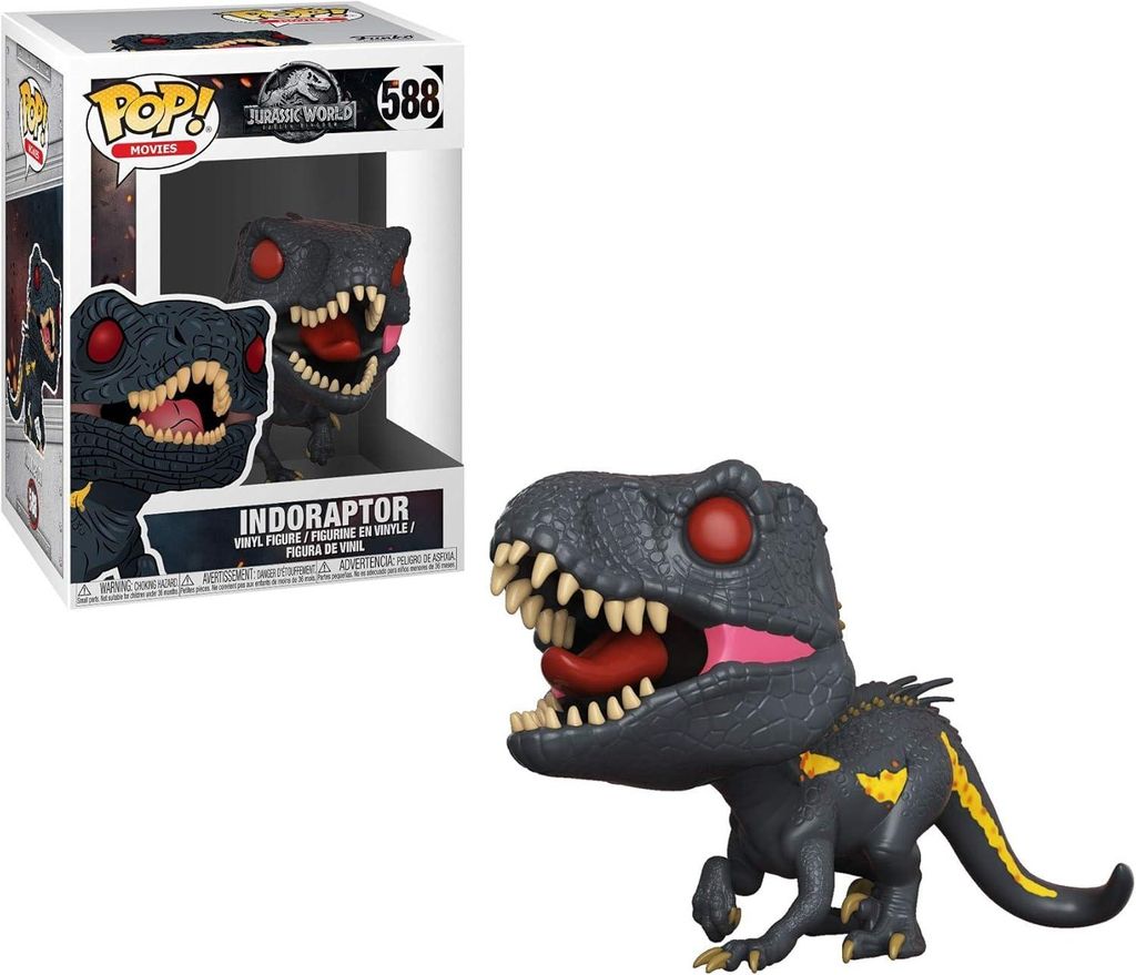 Jurassic World - Indoraptor 588 - Funko Pop! Figura in Immagine del prodotto 