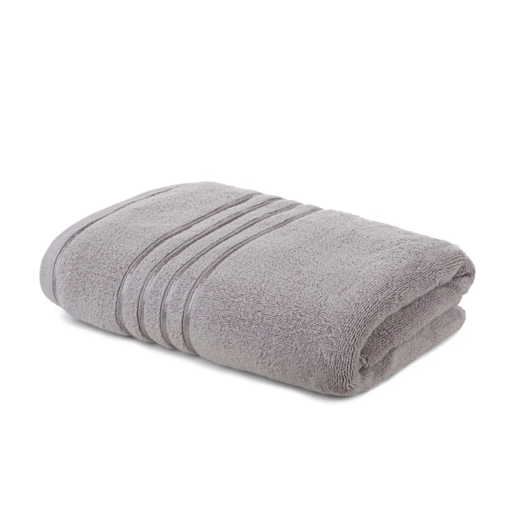 Asciugamano Bagno QuickDry Cotone Grigio 70x140 | Morbido e Sicuro