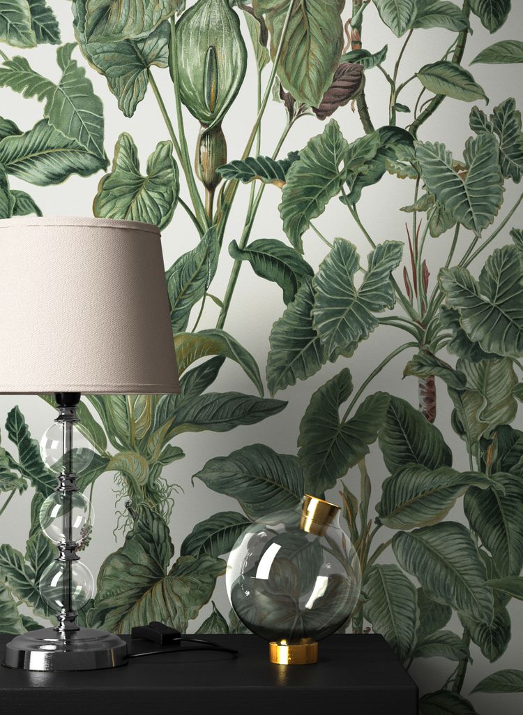 NEWROOM Tapete Aleannor – Muster Grün Vliestapete - Floral Produktbild 