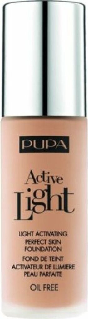 Pupa Milano Active Light Perfect Haut Foundation SPF10 ölfreie Gesichtsgrundierung 030 Natural 30ml