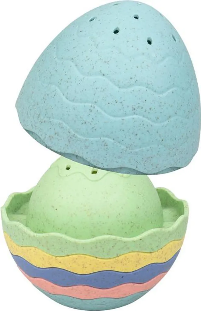 Jouet de Bain à Empiler et Verser Œuf ECO pour Bébé et Jeune Enfant
