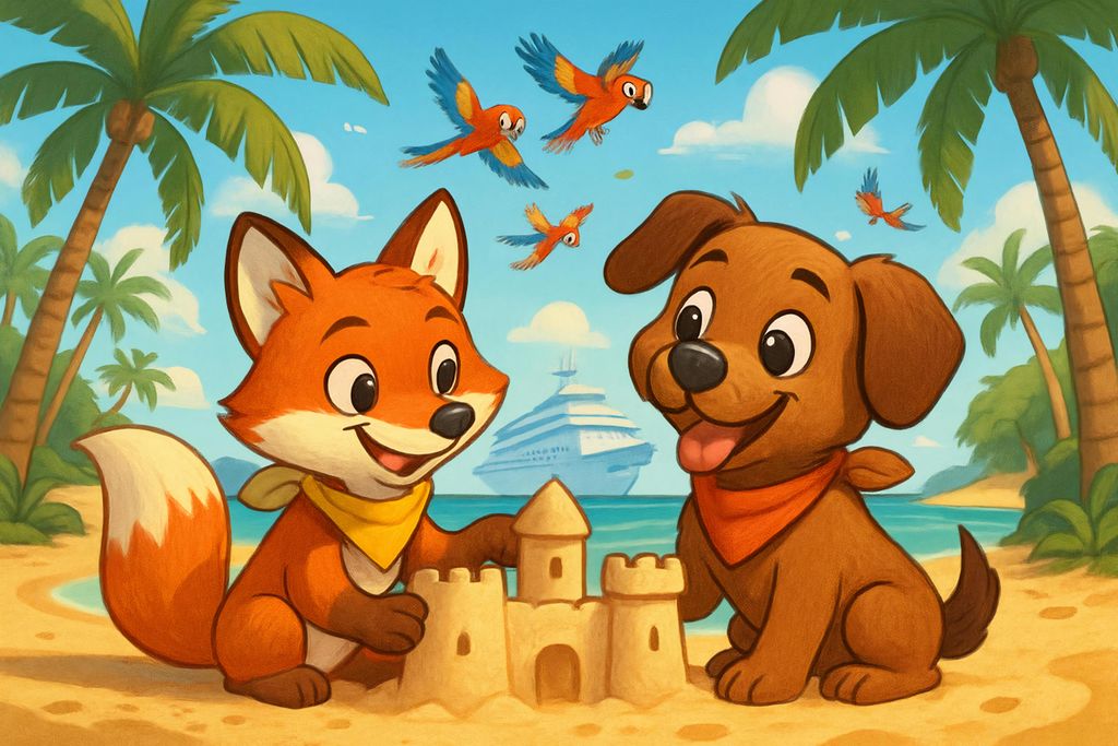 hansepuzzle 111662 - Finn & Wuff auf Kreuzfahrt Puzzle, 2000 Teile, Kinder, 90,0 x 60,0cm mit hochwertiger Aufbewahrung, Kartonbox & Beutel