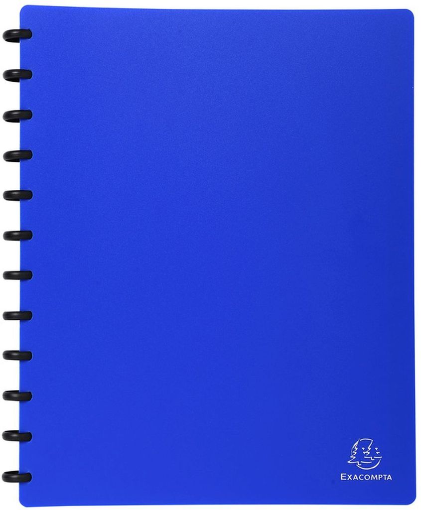 Exacompta 86362E Aktentasche 30 Fächer blau 24x32cm für DIN Produktbild 