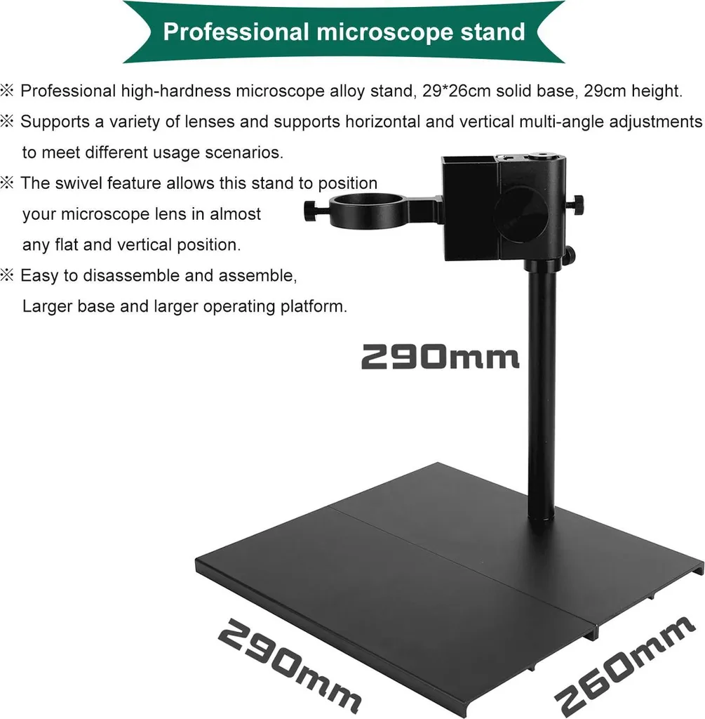 Microscope électronique HDMI professionnel 180x pour inspection PCB - 7