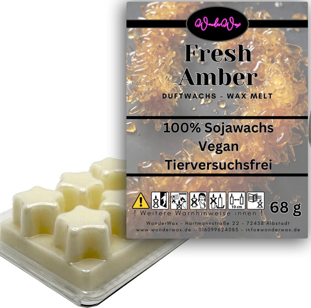 WonderWax Duftwachs Wax Melts für Duftlampe, 6 Sterne Duftmelt Wachsmelt Sojawachs Duftwachs Würfel für Raumdüfte, Wachs Duftöl Winter Indoor ...