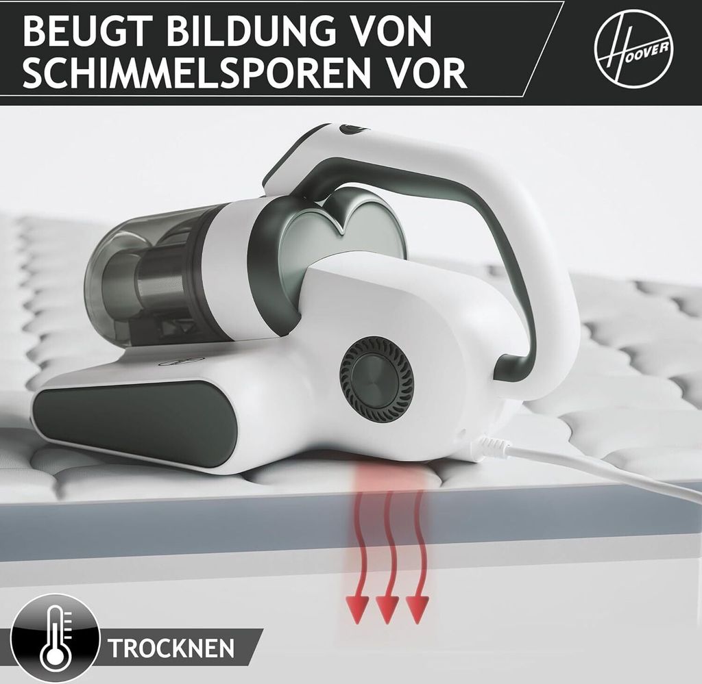 Hoover Milbensauger Matratzen Staub UV Licht Produktbild 5