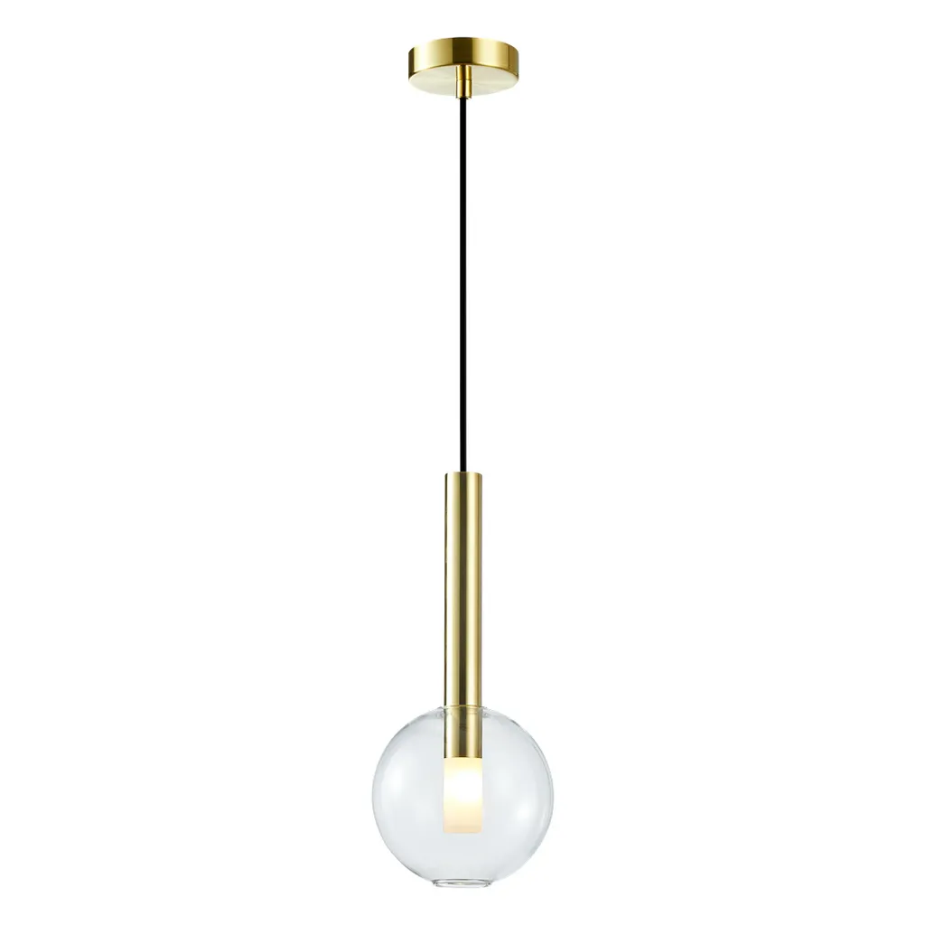 Luminaire de plafond sphérique doré NIKO GOLD fi 150 mm style chic