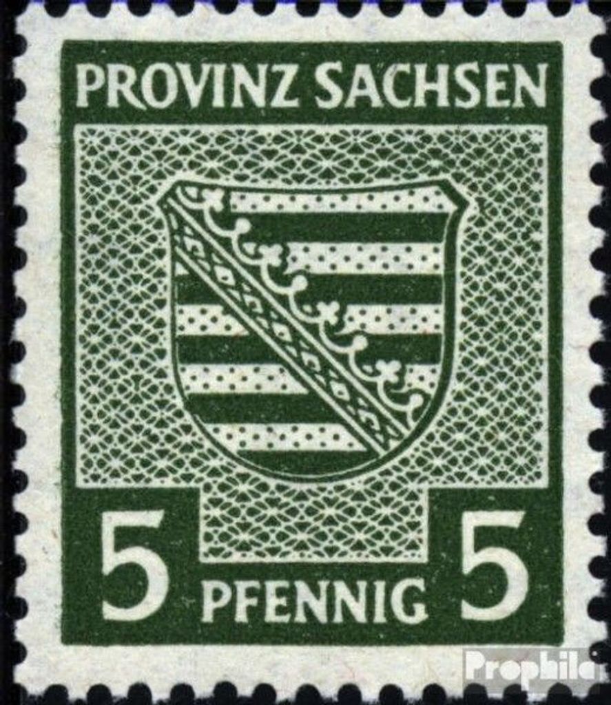 Briefmarken Sowjetische Zone (All.Bes.) 1946 Mi 75Y a gestempelt Provinzwappen