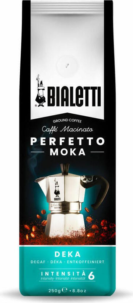 Bialetti Perfetto Moka Decaffeinato 250 g, 250 g, Tostatura Immagine del prodotto 