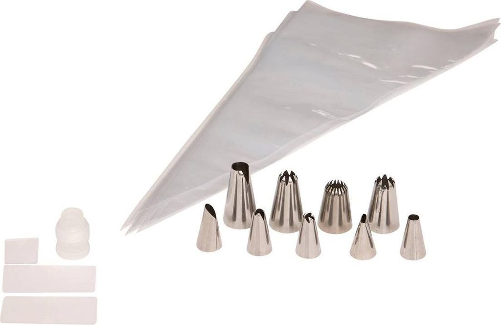 Set mit 30 transparenten dreiecksspritzbeuteln - 5 five simply smart