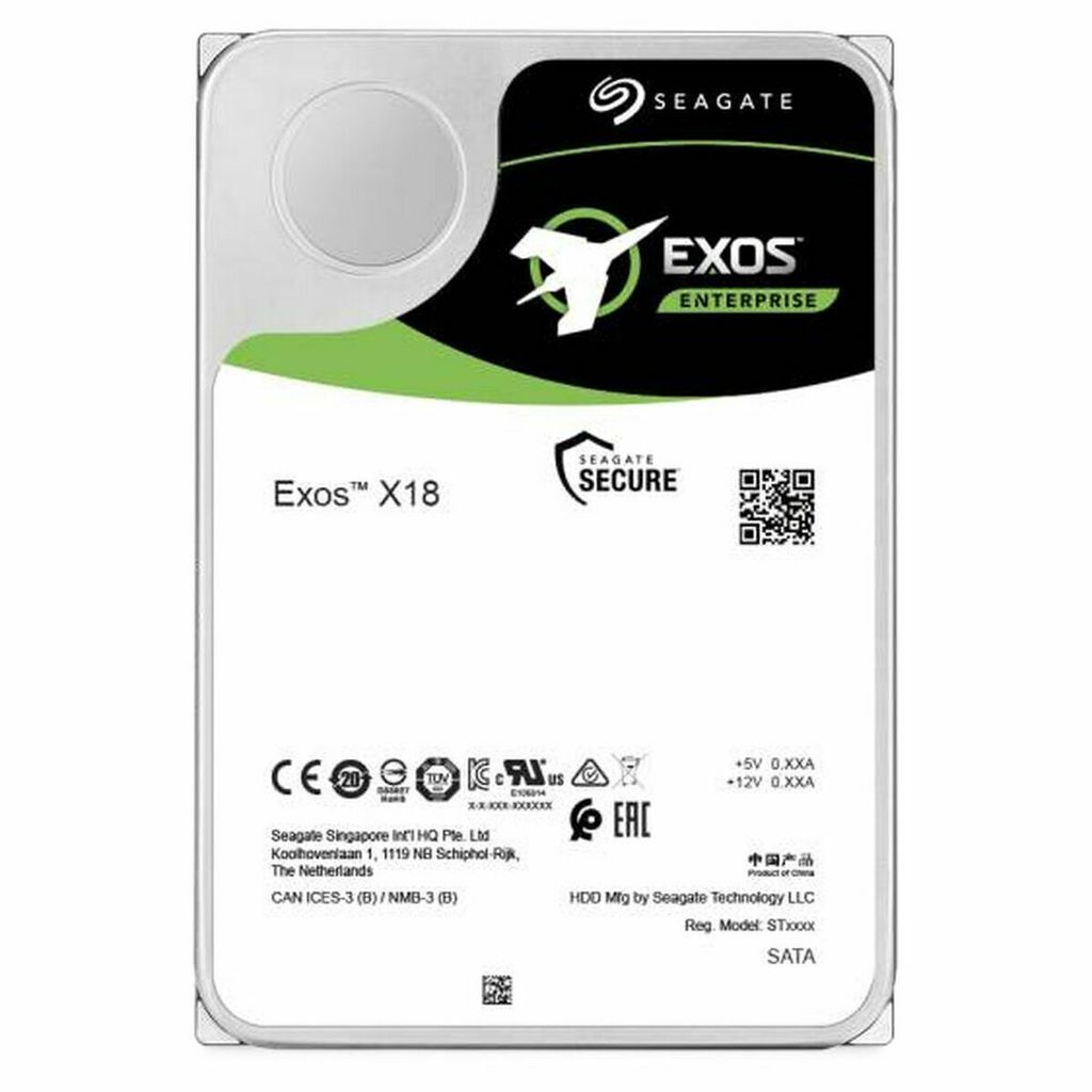 Seagate Exos X18 ST12000NM000J - Festplatte - 12 TB - Produktbild 