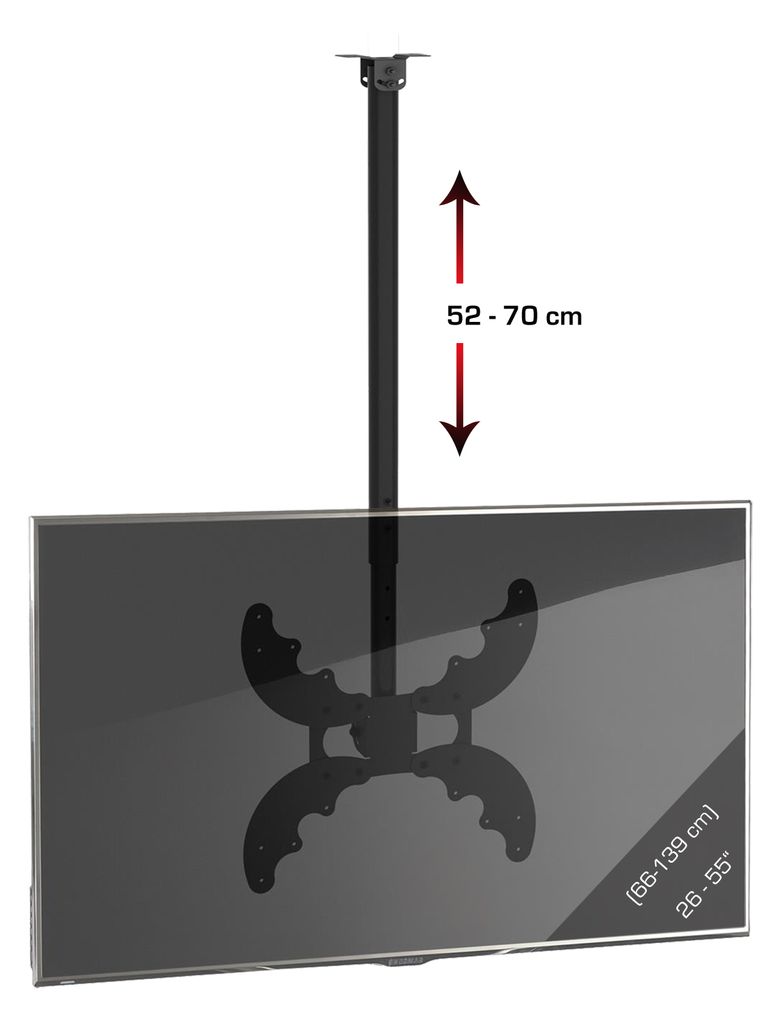 Montaggio universale a soffitto TV per 26-55 pollici fino a Immagine del prodotto 