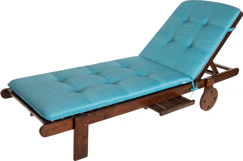 Cuscino per sdraio "Beatriz" - 60×113×72 cm - reversibile, resistente alle intemperie e confortevole - per giardino e spiaggia | Cuscino per sdraio, tappezzeria, divano | PillowPrim