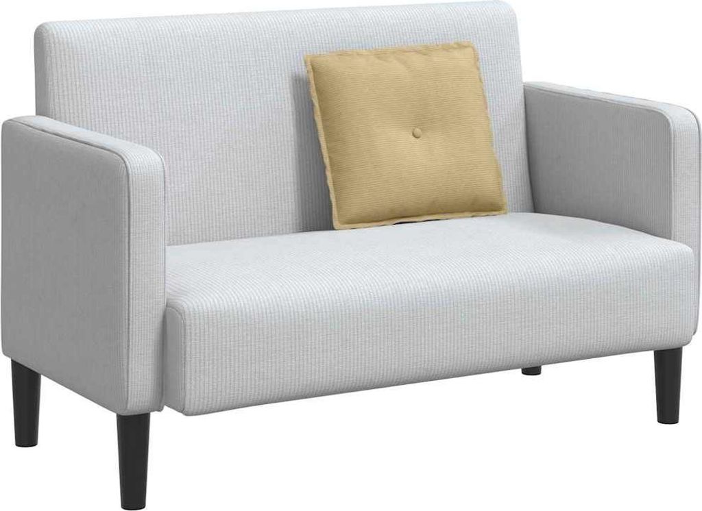 “2026 Modern“ Rückenkissen Grau-Grün 50 x 45cm Cordstoff - Dekokissen Designermöbel 560407 - Dekokissen