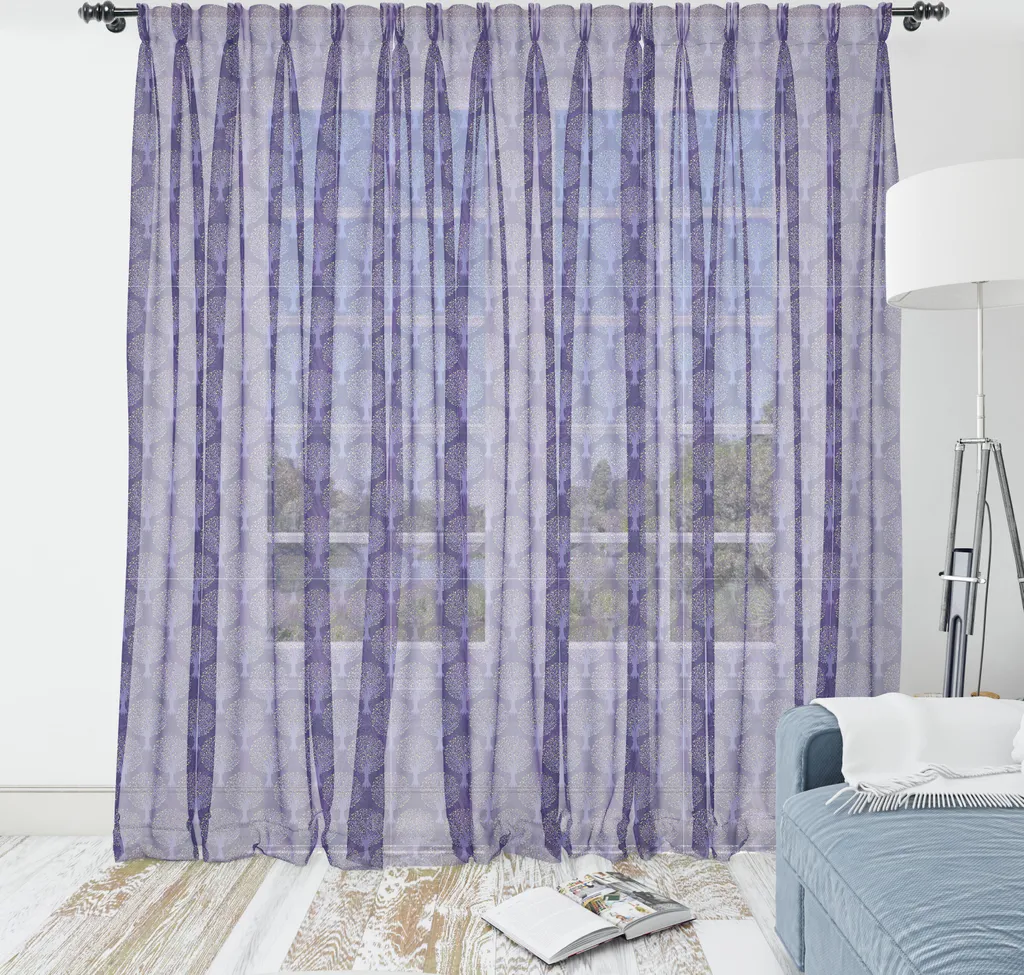 Habillage Murale XXL Forêt Indigo : Cachez vos Murs avec Style et Satin