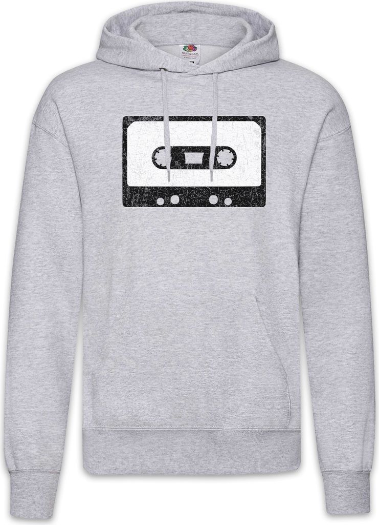 Urban Backwoods Cassette Tape I, Herren Hoodie, Farbe: Hellgrau, Größe: L