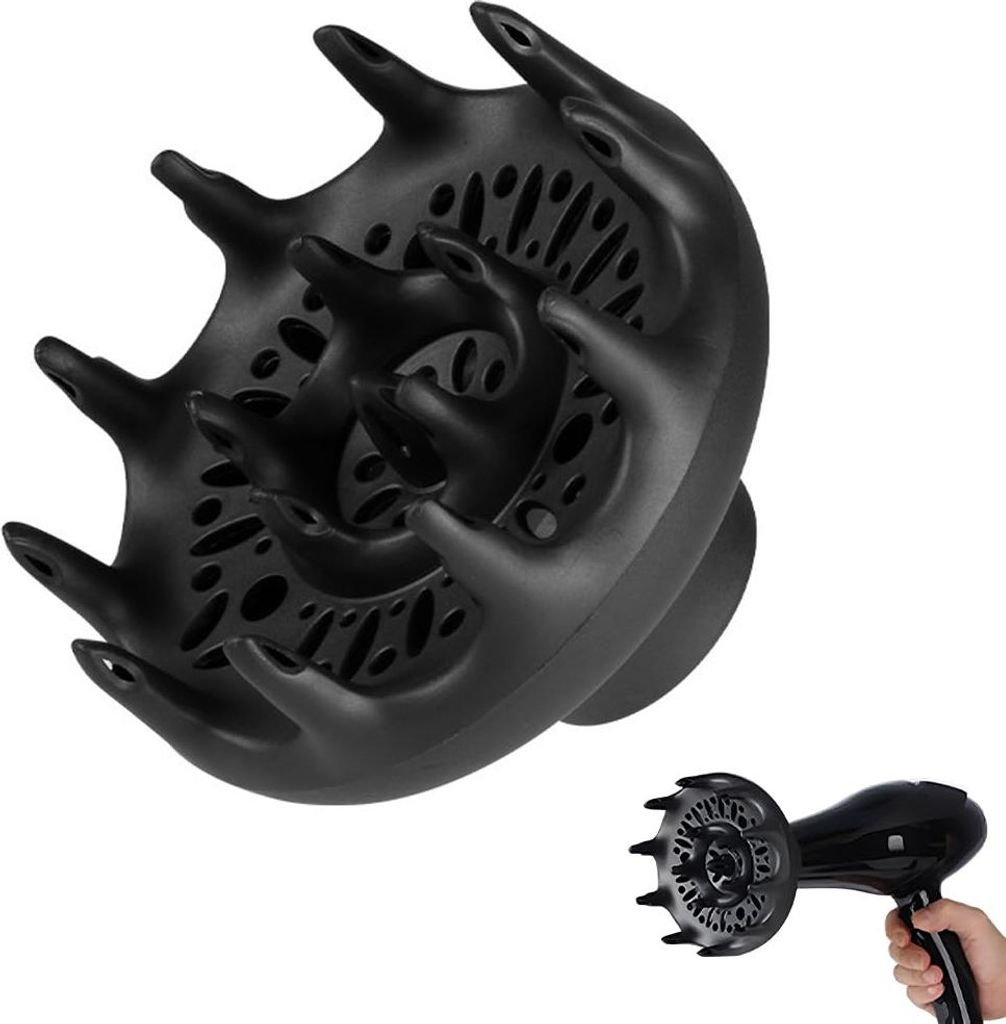 Haar Diffusor fš¹r natš¹rlich lockiges und welliges Haar, Haartrockneraufsatz, Universal Diffusor Aufsatz, Diffuser Haare Locken