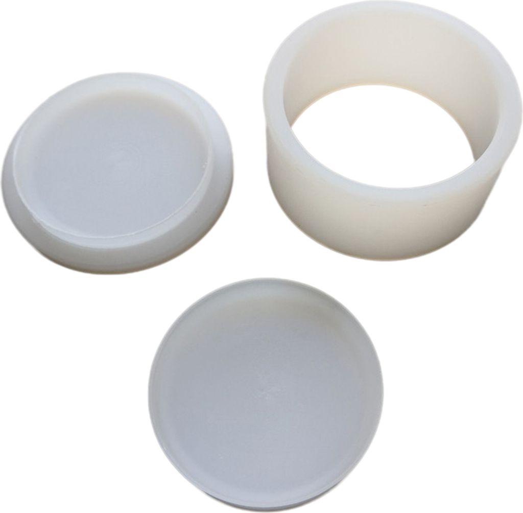Donutförmige Badeseifenform, 3D-Badesalzkugelform, antihaftbeschichtet, 6,35 cm/5,8 cm Durchmesser, Shampoo-Pressstangenform