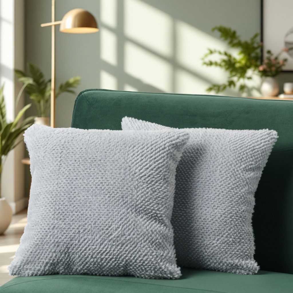 Kissenbezug 2er Set Deko Wohnzimmer Sofakissen Bezug Couchkissen Kissenhülle