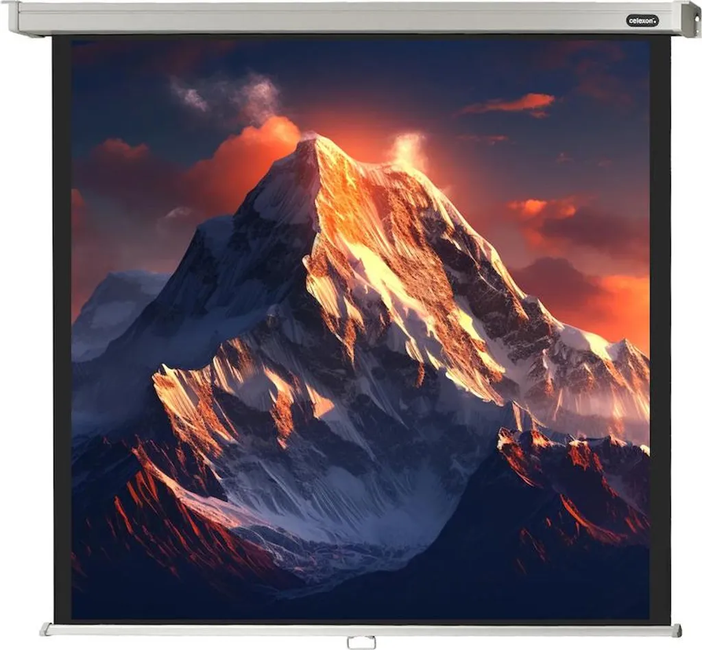 Écran Projection Sans Plis Celexon Rollo 220x220 - Image Nette et Fluide - 10