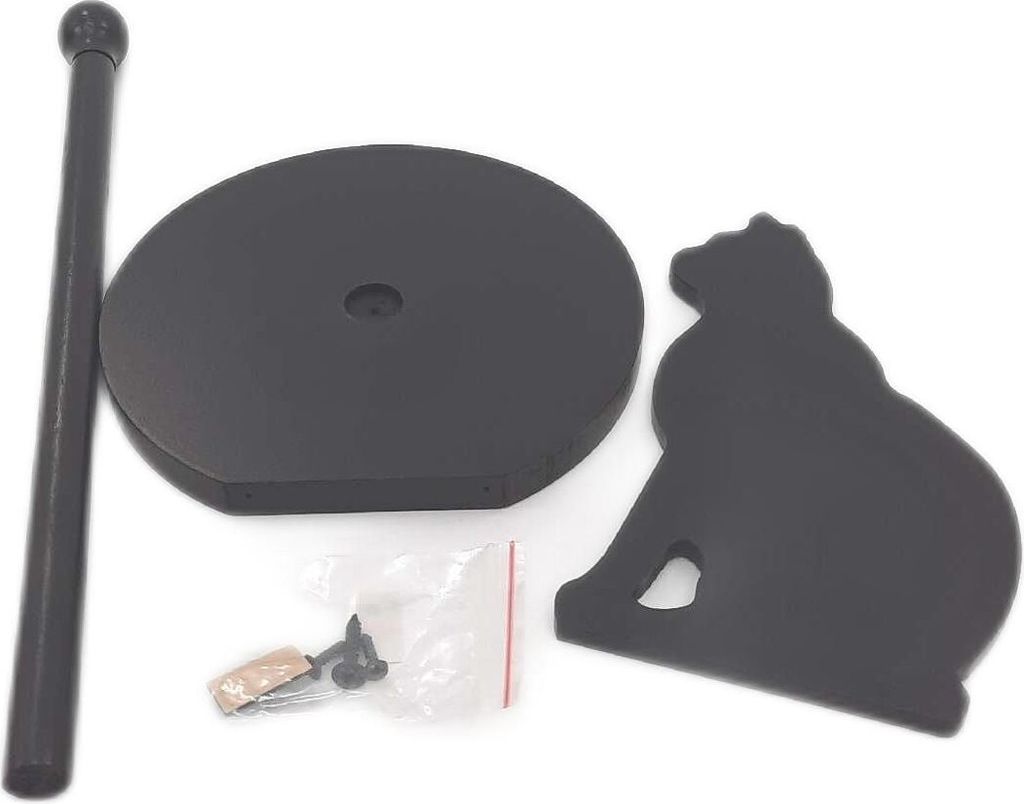Küchenrollenhalter Katze schwarz, Höhe 30 cm Produktbild 12