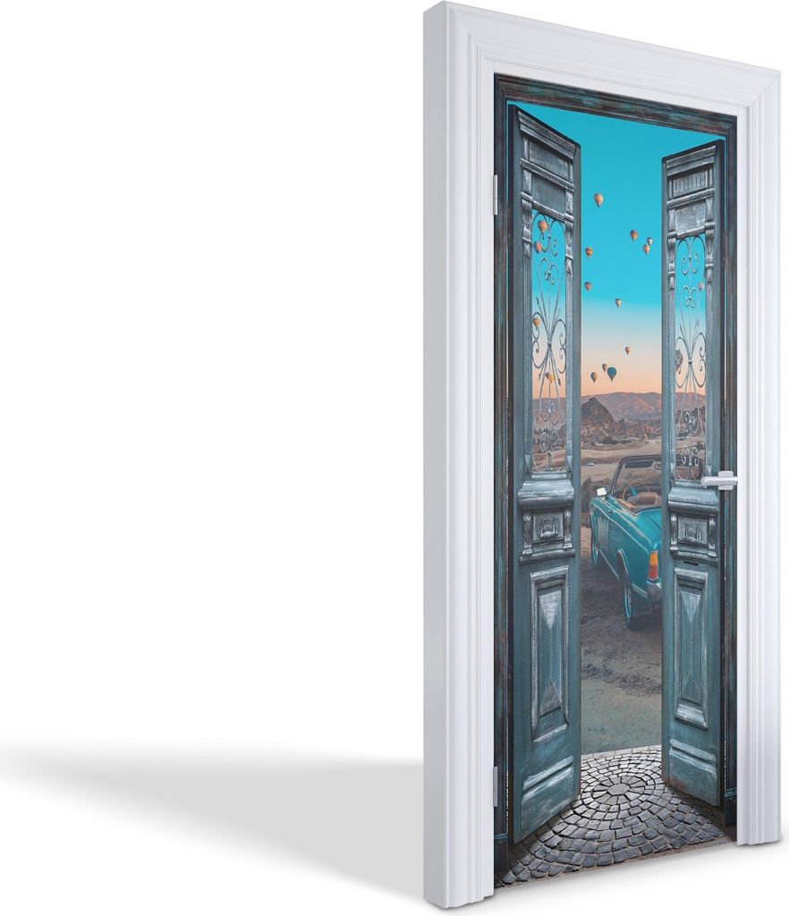 Wandtattoos Türen Selbstklebende Wandsticker Türtapeten - Tor öffnen - 85 x 205 cm