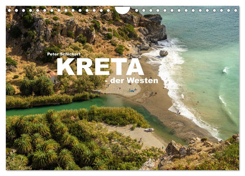 Kreta - der Westen (Wandkalender 2027 DIN A4 quer), CALVENDO Monatskalender