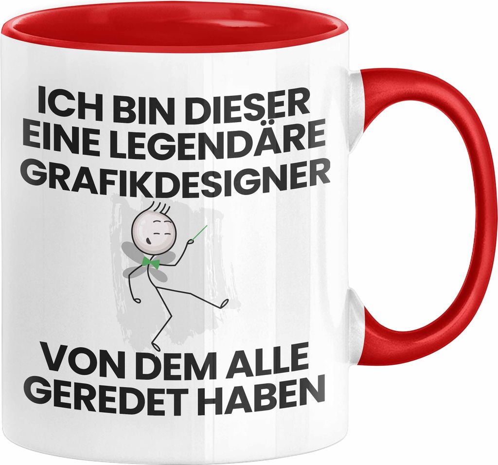 Grafikdesigner Geschenk Tasse Lustige Geschenkidee Geburtstag für Grafikdesigner Ich Bin Dieser Legendäre Grafikdesigner Von Dem Alle Geredet Hab...