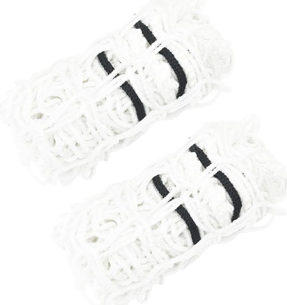 Design Heunetze 2 Stk. Quadratisch Weiß 75x75 m PP, Heuraufen 2024 Neu