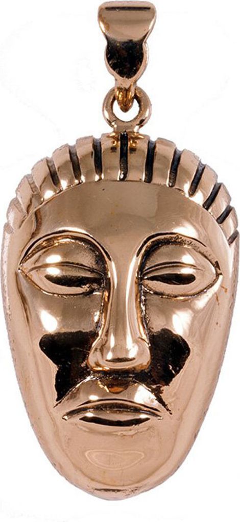 Maskenamulett Gott Maske Bronze Anhänger Schmuck Kelten celtic