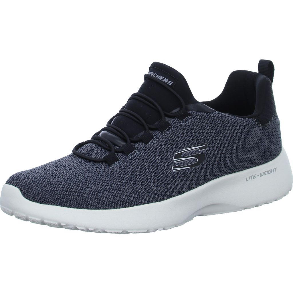 Skechers 58360 BLK Dynamight Herren Slipper schwarz kombi. Produktbild 