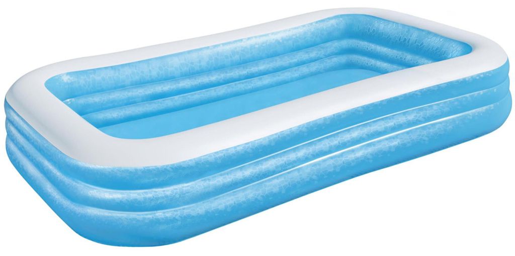 Bestway® Family Pool 305 x 183 x 56 cm, hellblau, eckig Produktbild 