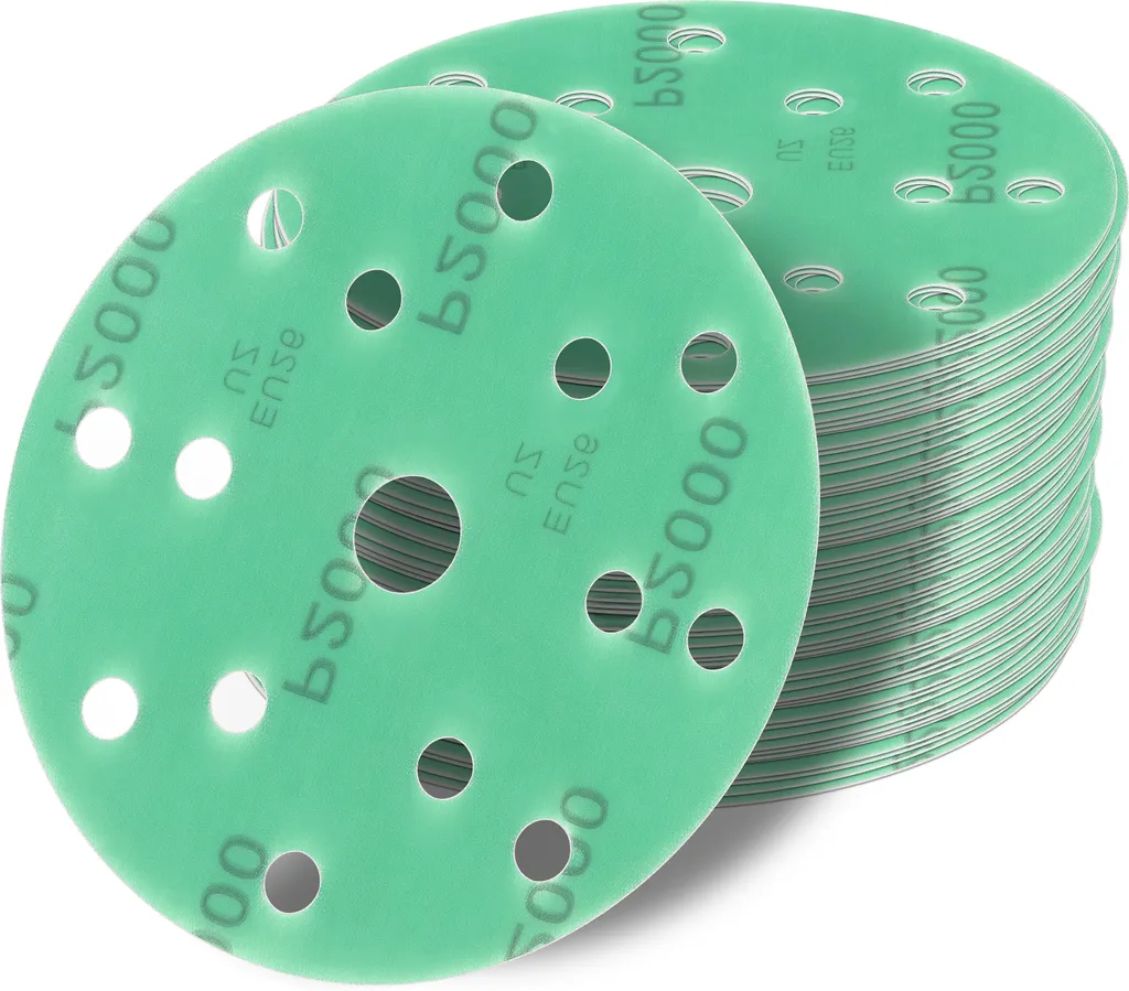 Woltersberger Schleifscheiben 125mm 8-Loch - Gold Für Exzenterschleifer