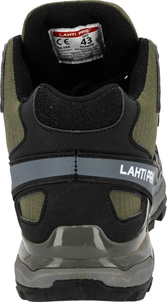 Bottines tricotées LAHTI O2 SRA Vert Noir Gris Taille 39 Norme CE