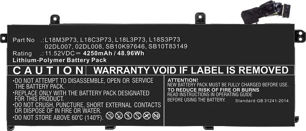 Fornitura Batteria CoreParts MBXLE-BA0257 Lenovo ThinkPad | High Performance - 1