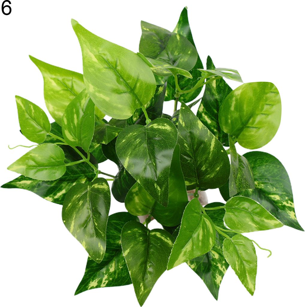 Klare Textur künstliches Blatt Fadeless plastisches Blumenarrangement Simulationsanlage Wohnkultur-6