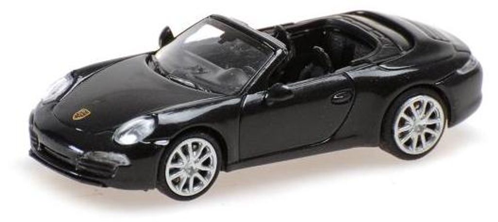 Minichamps 1:87 PORSCHE 911 CABRIOLET 2012 schwarz/black
