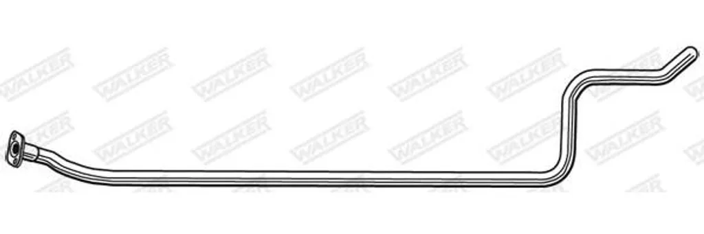 Réparer bruit échappement 207 avec tuyau Walker 10575 OE 1717NR