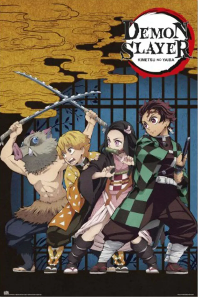 Affiche Demon Slayer Drum Mansion Erik Editores Multicolore One Size